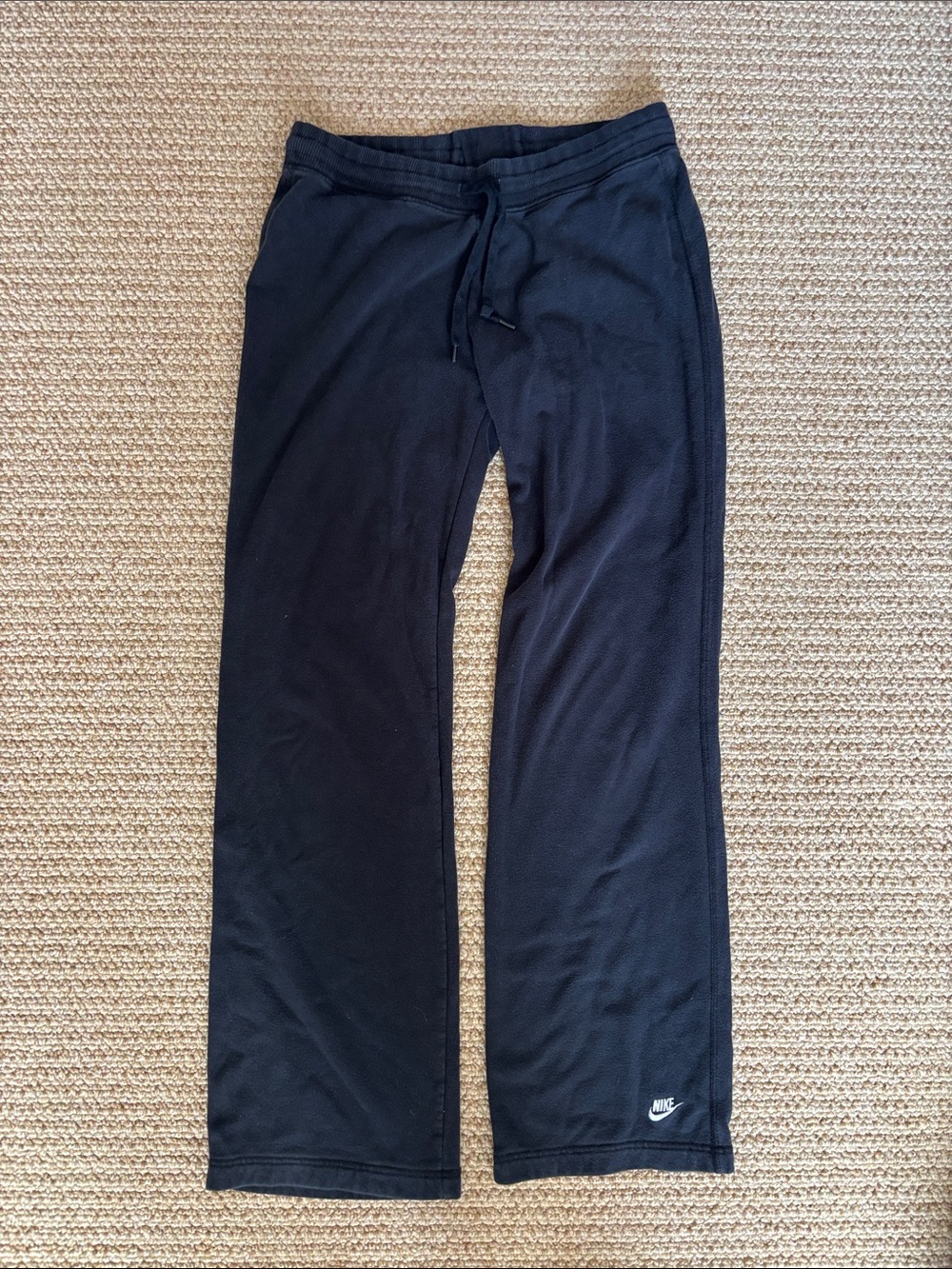 Nike Black Women's Track Pants with Drawstring Waist